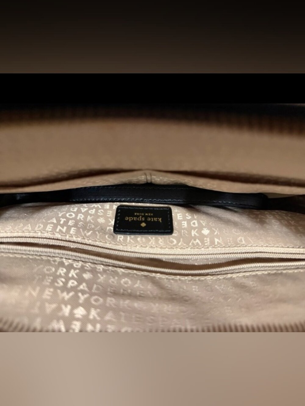 Kate Spade Black, White & Light Pink Dome Satchel Crossbody - Picture 3 of 9